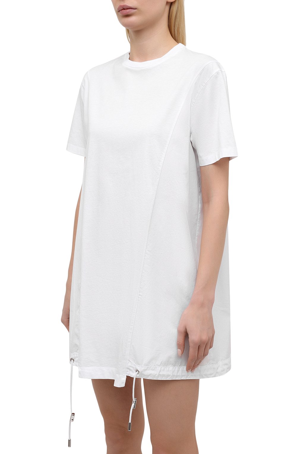 Хлопковое платье DSQUARED2 белого цвета по цене 39950 руб., арт. S75CV0395/S23009, фото 3 Хлопковое платье DSQUARED2, арт. S75CV0395/S23009, фото 3