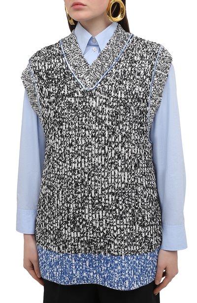 Жилет из хлопка и шерсти ACNE STUDIOS, арт. A60250, фото 3