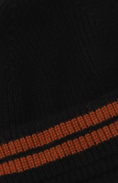 Мужская кашемировая шапка ZEGNA черного цвета, арт. FSH/UEAT05A8 | Фото 3 (Материал: Кашемир, Шерсть, Текстиль; Нос: Не проставлено; Материал сплава: Проставлено; Кросс-КТ: Трикотаж)