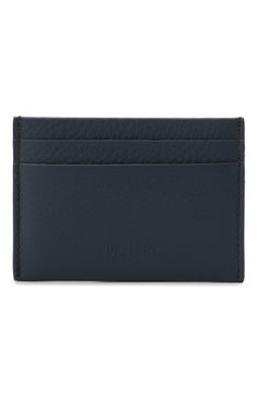 Мужской кожаный футляр для кредитных карт BURBERRY синего цвета, арт. 8043750 | Фото 1 (Материал: Натуральная кожа)