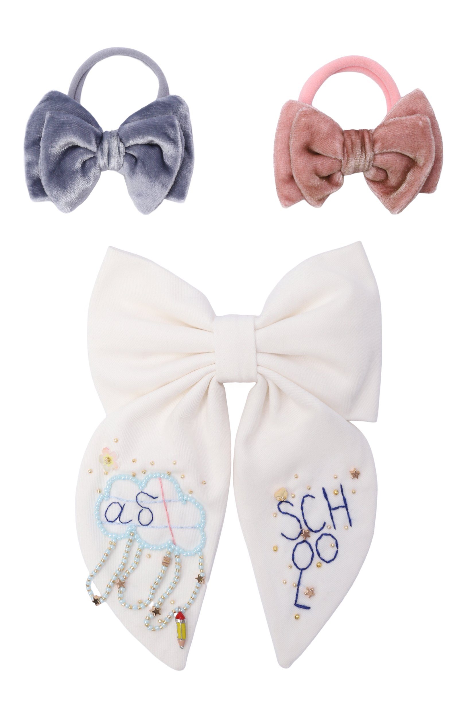 Комплект из трех бантов school PINK.OLIVKA, арт. PO-70569, фото 1