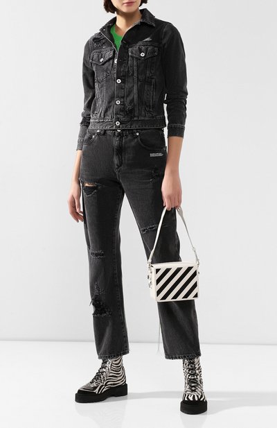 Джинсовая куртка OFF-WHITE, арт. 0WYE012F197740637540, фото 2