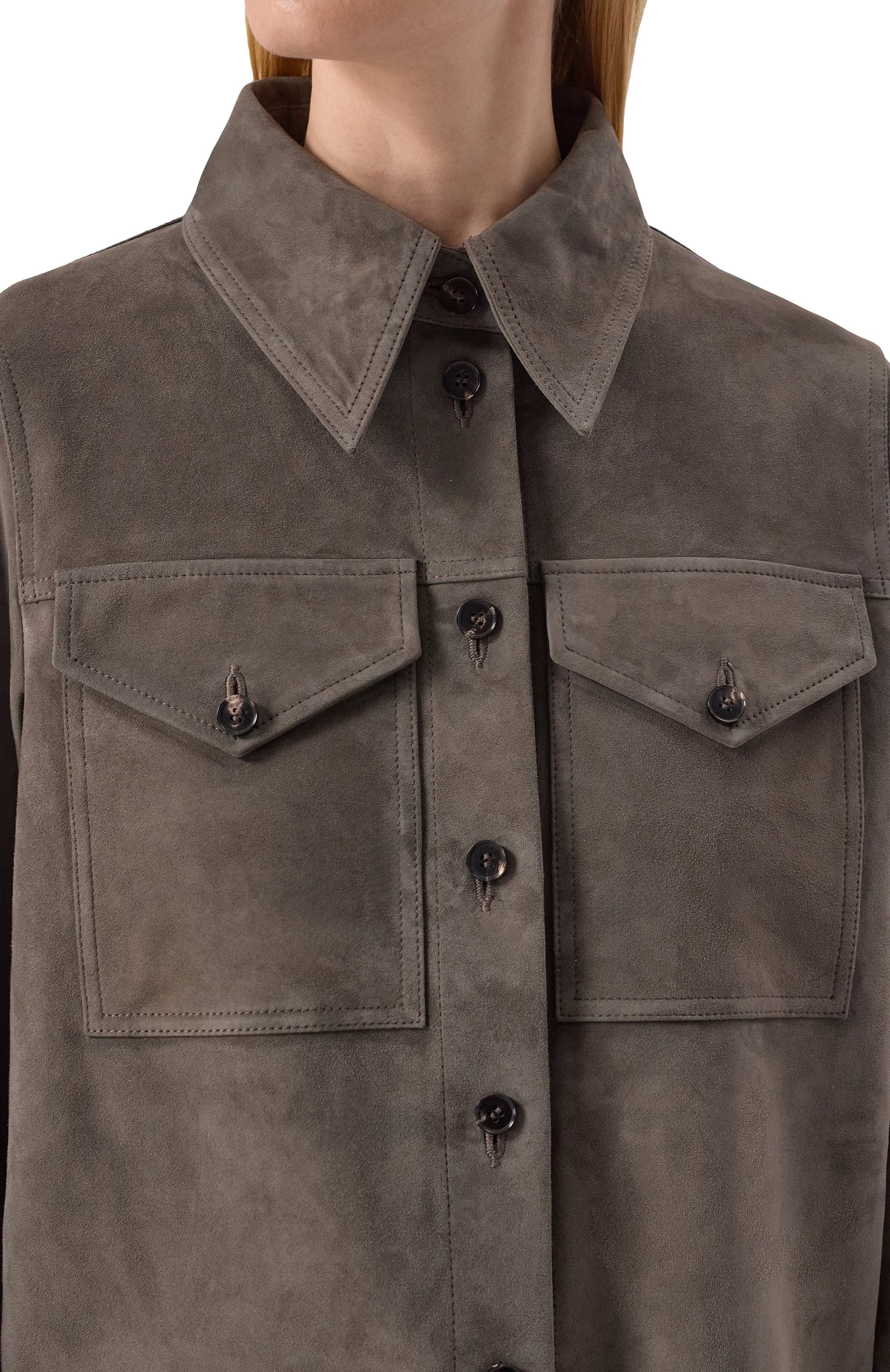Замшевая рубашка CO, арт. 1808SSVS-S25, фото 5