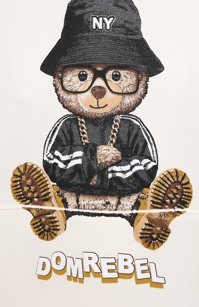 Хлопковое худи DOMREBEL, арт. NY BEAR/H00DIE/W, фото 5