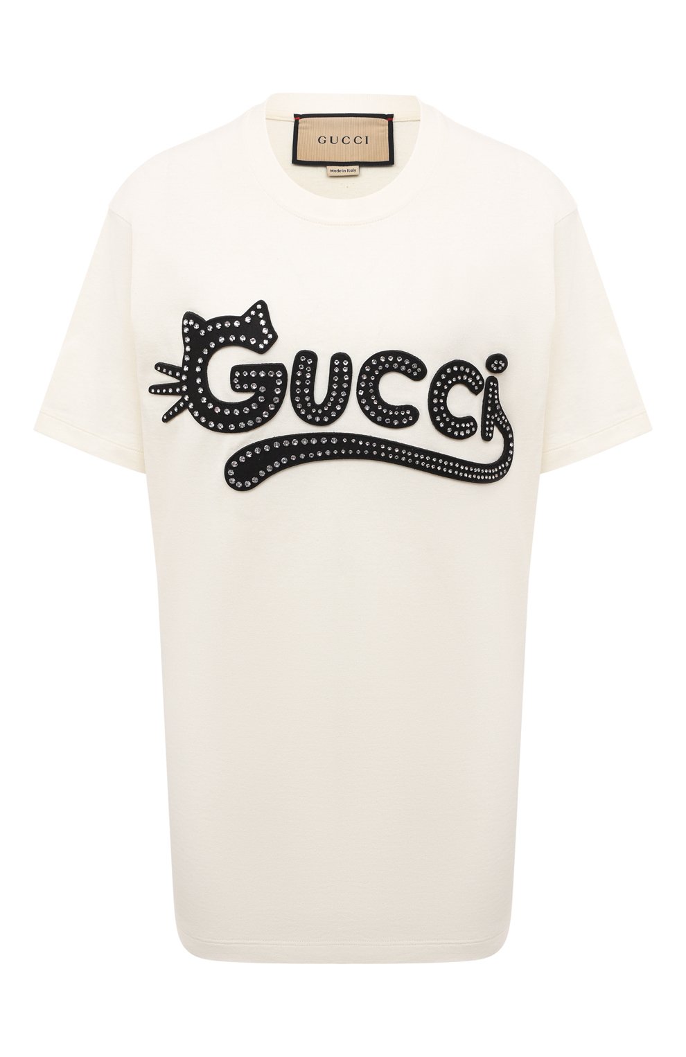 Хлопковая футболка GUCCI, арт. 615044 XJDGW, фото 1