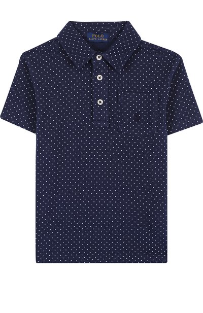 Хлопковое поло в горох POLO RALPH LAUREN, арт. 322690097, фото 1