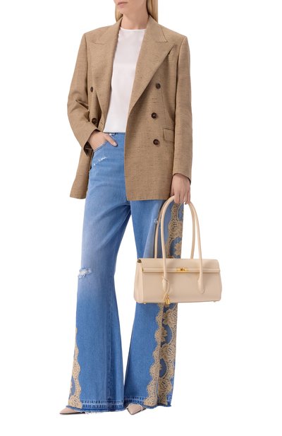 Сумка marlene DOLCE & GABBANA кремового цвета по цене 324500 руб., арт. BB7927/A3G19, фото 3 Сумка marlene DOLCE & GABBANA, арт. BB7927/A3G19, фото 3