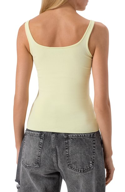 Майка из вискозы OFF-WHITE, арт. 0WHT02DS25KNI001146G, фото 4