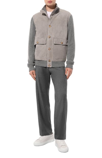 Комбинированный кардиган BRUNELLO CUCINELLI, арт. M0PCL1955, фото 2