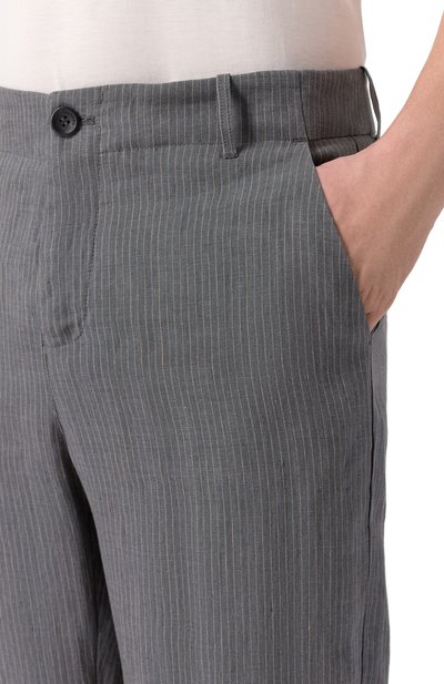 Льняные брюки HANNES ROETHER, арт. TRA21VEL.6069, фото 5