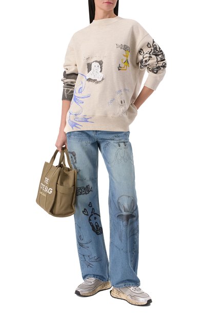 Хлопковый свитшот DOMREBEL, арт. BEAKER SWEATSHIRT, фото 2