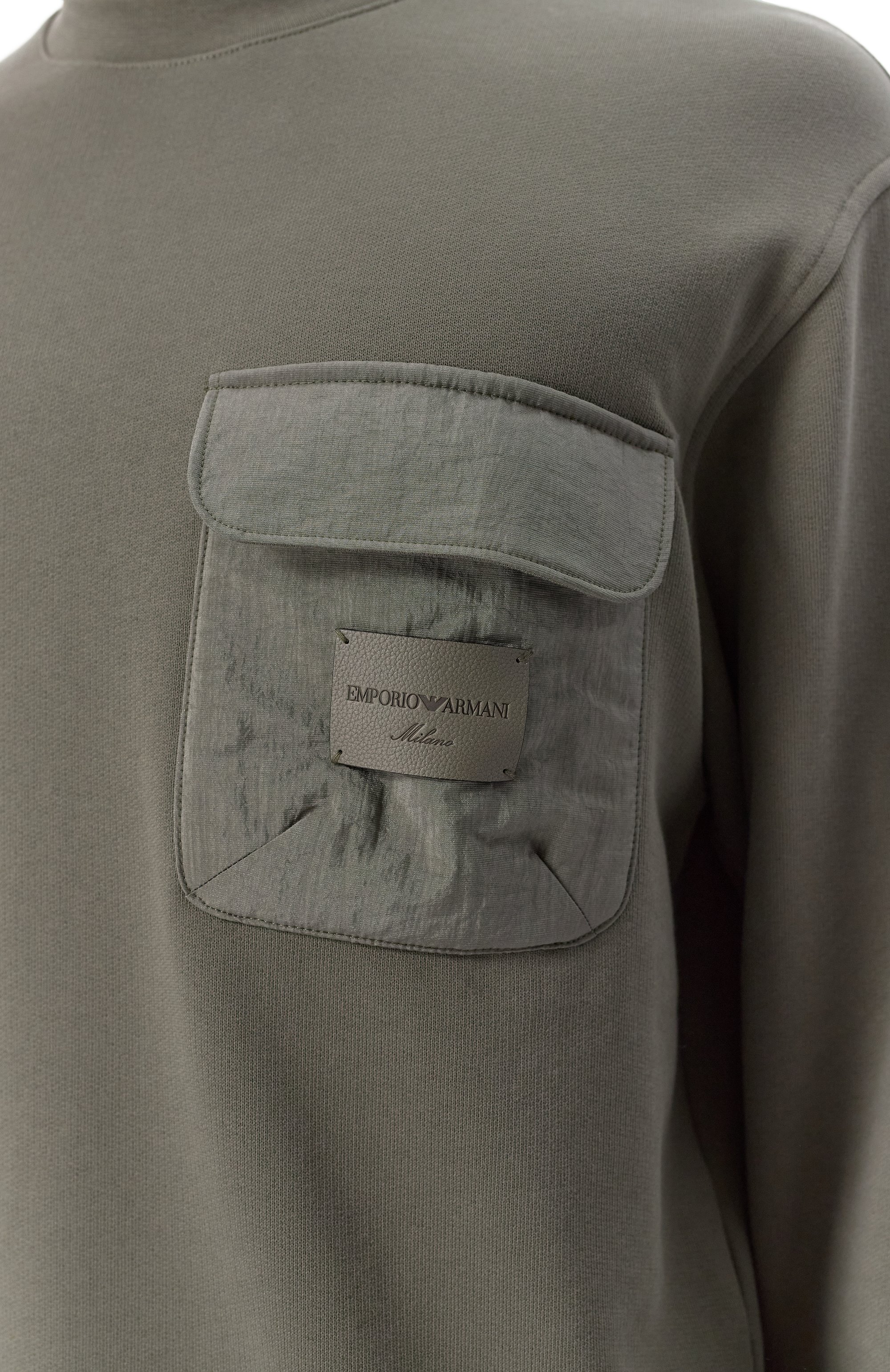 Хлопковый свитшот EMPORIO ARMANI, арт. EM001715/AF13713, фото 5