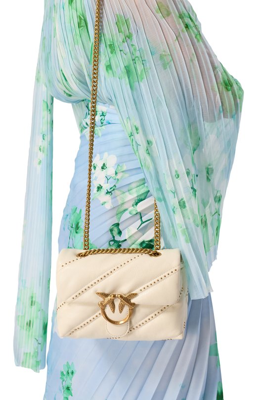Сумка Love Puff mini Pinko 100039/A26T Кремовый  100039/A26T Фото 2