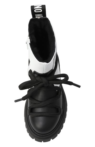 Кожаные ботинки MOSCHINO, арт. 81953/VAR3/28-35, фото 4