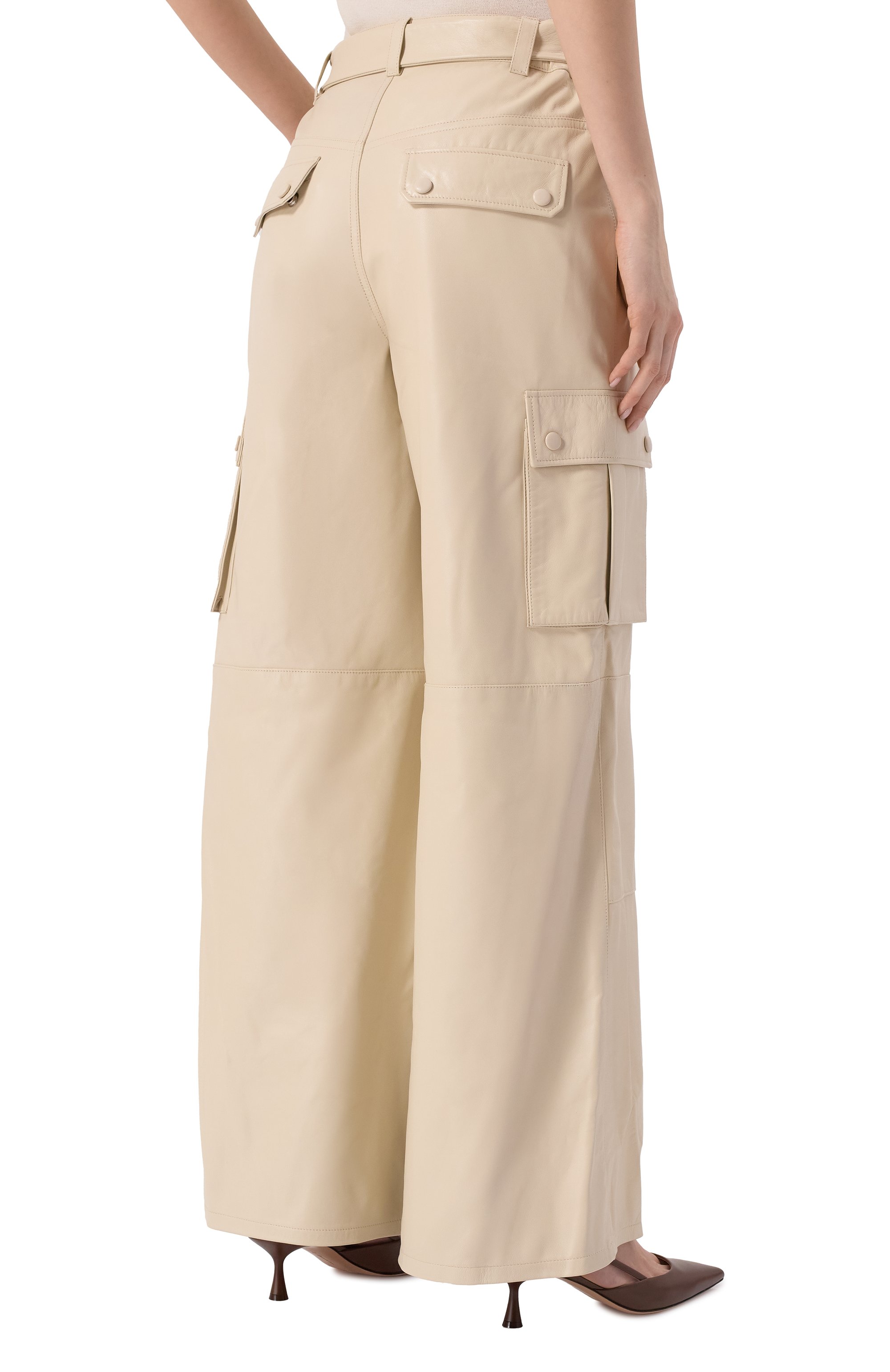 Кожаные брюки-карго JACOB LEE, арт. WLP086SS25EC, фото 4