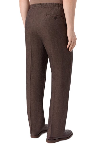 Льняные брюки CORNELIANI, арт. 274L27/2714159, фото 4