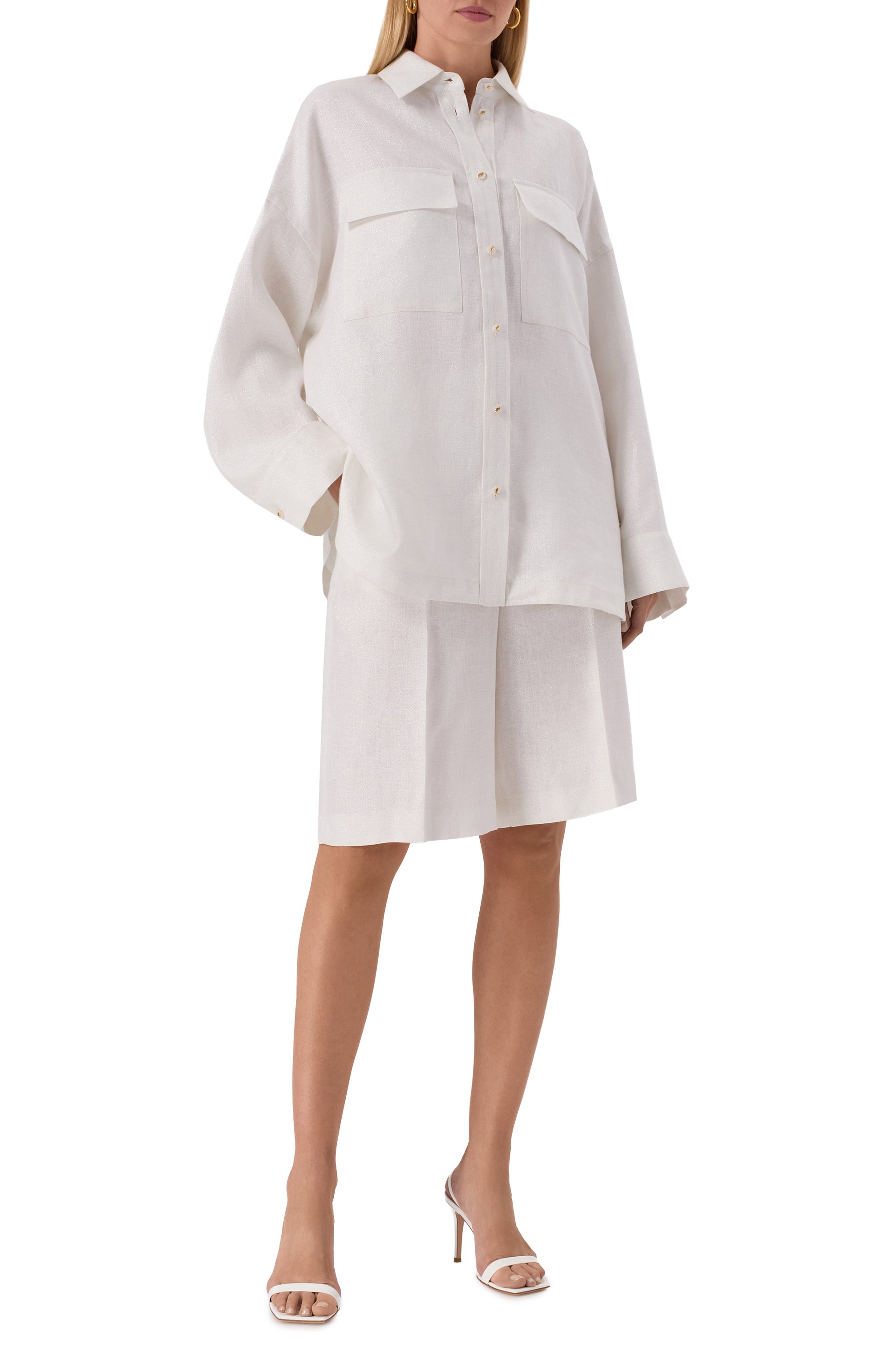 Льняные шорты ХОХЛОМА Х АЛЕНА АХМАДУЛЛИНА, арт. WTP2243, фото 2