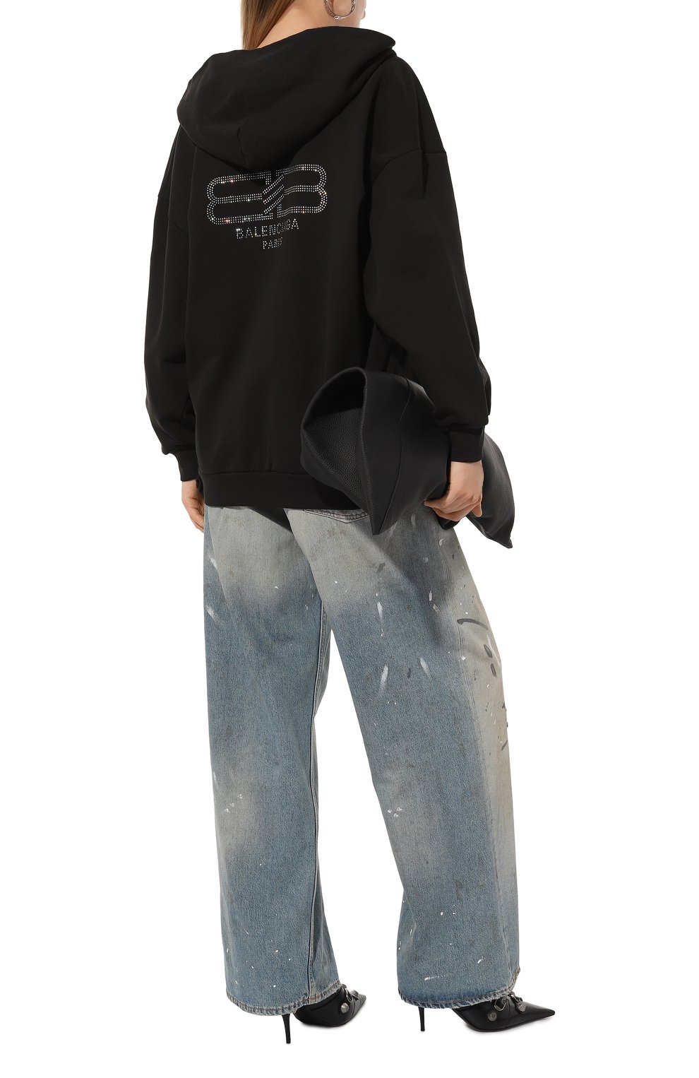 Хлопковая толстовка BALENCIAGA, арт. 744454/T0VU9, фото 2