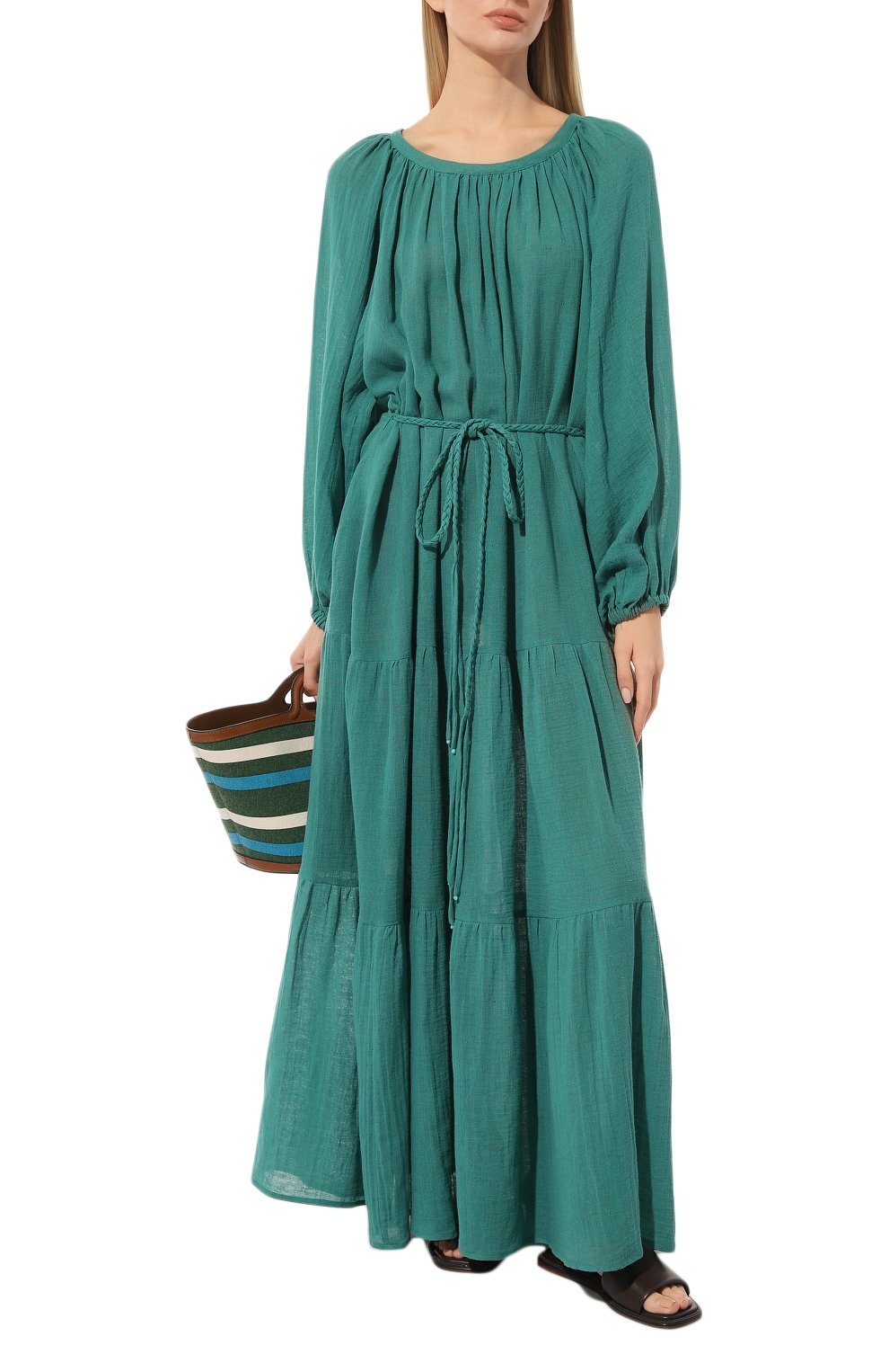 Платье изо льна и хлопка A MERE CO, арт. AMC-RSS23-064EM, фото 2