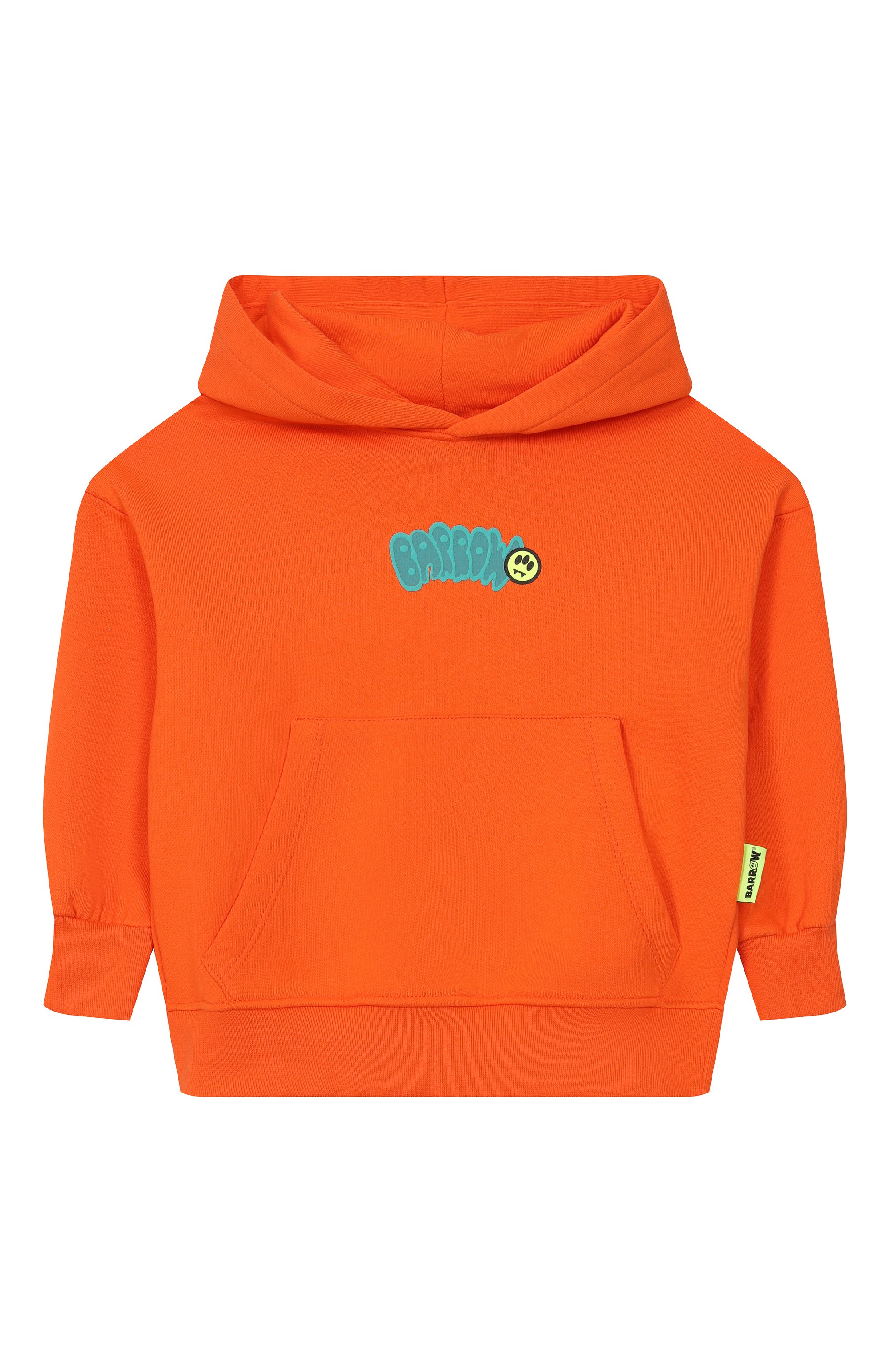 Хлопковое худи BARROW оранжевого цвета по цене 11200 руб., арт. S6BKJUHS002, фото 1 Хлопковое худи BARROW, арт. S6BKJUHS002, фото 1