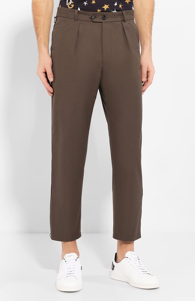 Хлопковые брюки ALEXANDER MCQUEEN, арт. 590015/Q0S44, фото 3