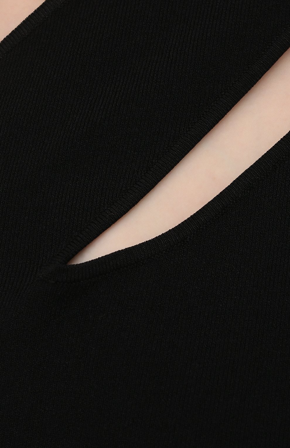 Платье из вискозы NANUSHKA, арт. SHANI_BLACK_C0MPACT VISC0SE KNIT, фото 5