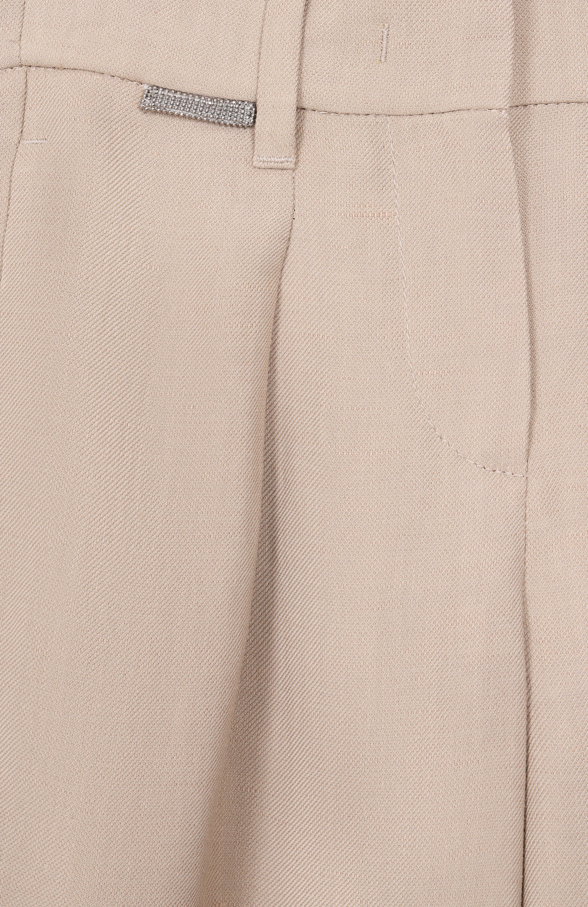 Брюки из вискозы и льна BRUNELLO CUCINELLI, арт. BH126P214A, фото 3