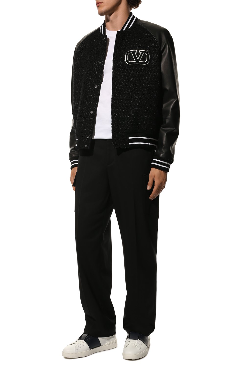 Кожаные кеды open VALENTINO, арт. UY2S0830/BLU, фото 2