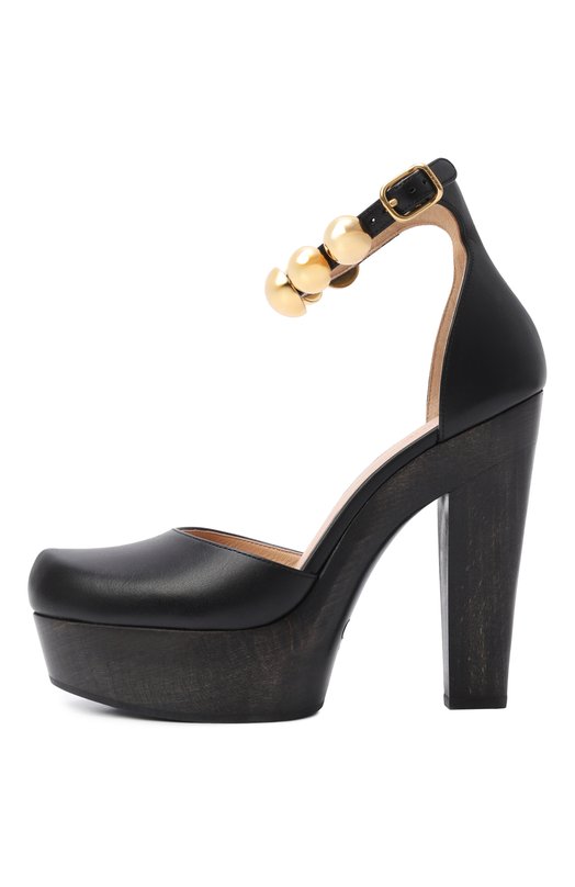 Кожаные туфли Lola Chloé CH26S15ZVV Чёрный  CH26S15ZVV Фото 4