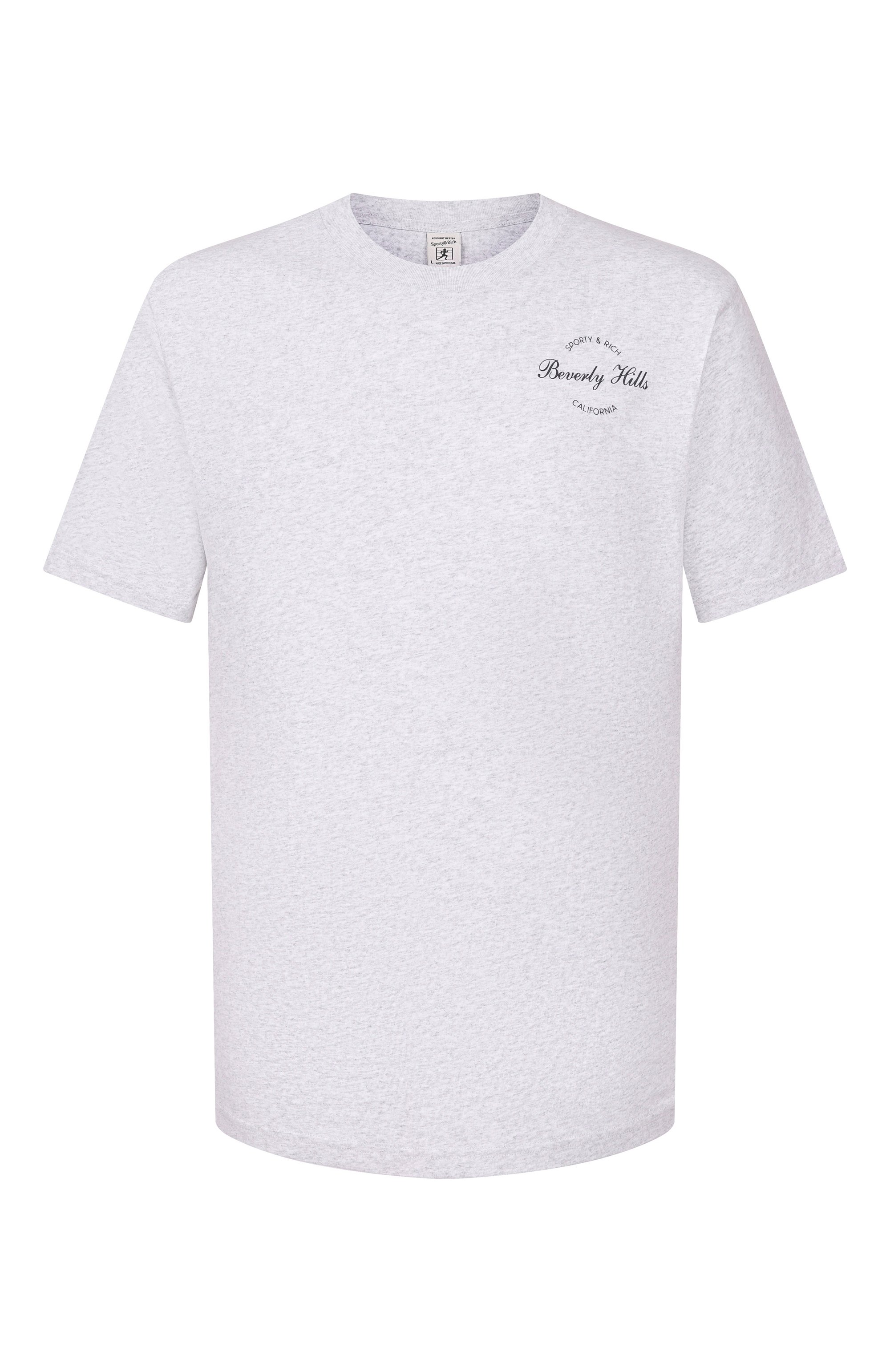 Хлопковая футболка SPORTY AND RICH, арт. T011976257GY03, фото 1