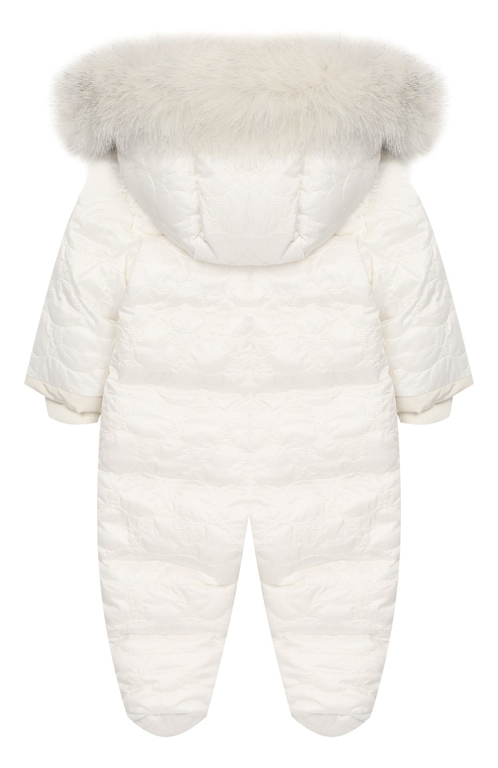 Пуховый комбинезон с мехом MONCLER ENFANT, арт. D2-951-14359-25-788AU, фото 2