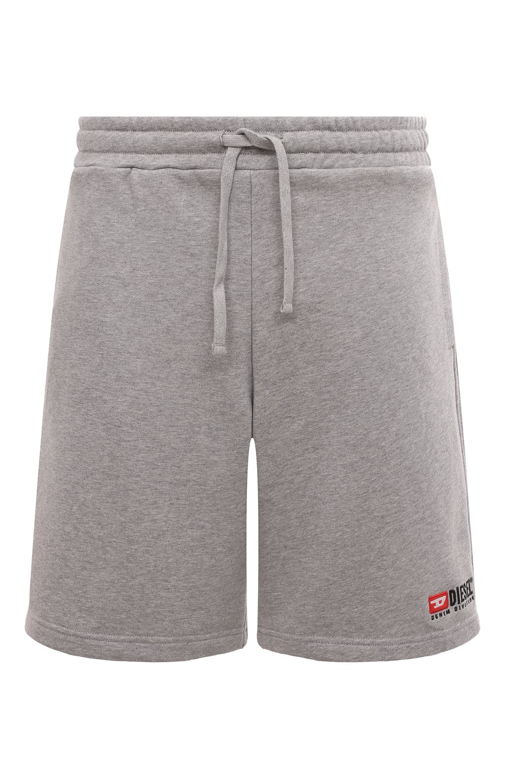 Хлопковые шорты DIESEL серого цвета по цене 11600 руб., арт. A03760/0GEAD, фото 1 Хлопковые шорты DIESEL, арт. A03760/0GEAD, фото 1