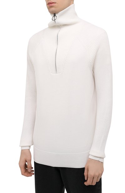 Шерстяной свитер WINDSOR кремового цвета по цене 36400 руб., арт. 13 RAFFAELE-HZ 10012224, фото 3 Шерстяной свитер WINDSOR, арт. 13 RAFFAELE-HZ 10012224, фото 3