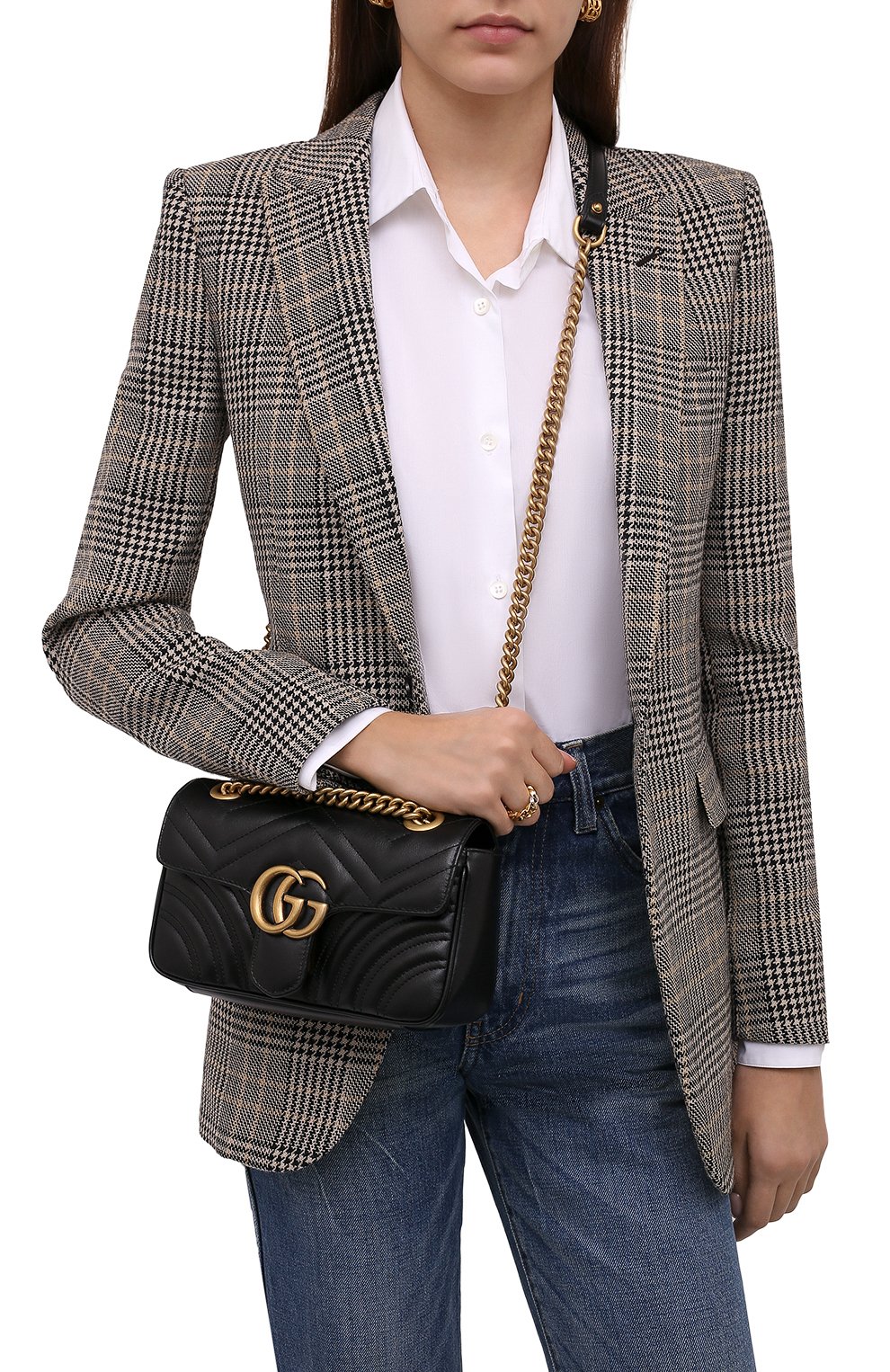 Сумка gg marmont mini GUCCI, арт. 446744/DTDIT, фото 5