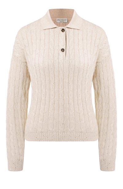 Хлопковое поло BRUNELLO CUCINELLI, арт. MDV797405, фото 1