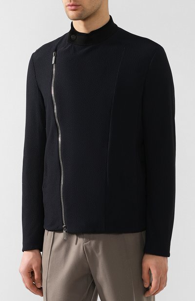 Куртка на косой молнии GIORGIO ARMANI, арт. 9SG0B01D/J0008, фото 3