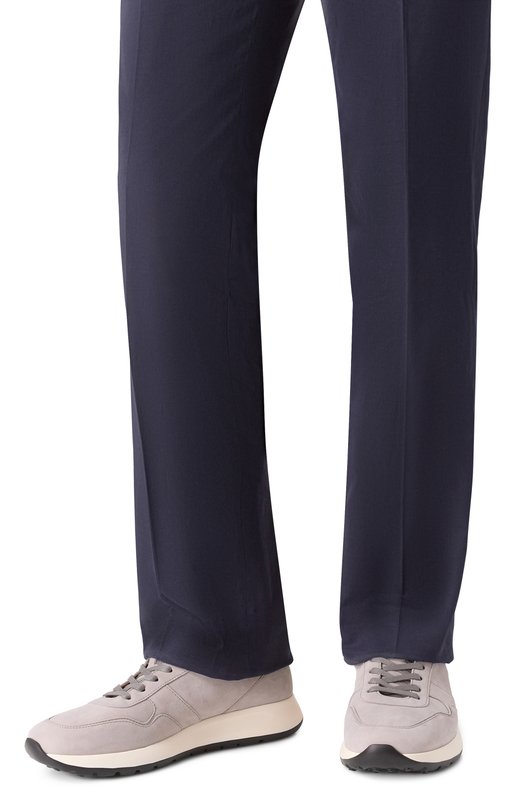 Замшевые кроссовки Red Dot Tod’s XXM79K0Z281/J17 Серый  XXM79K0Z281/J17 Фото 3