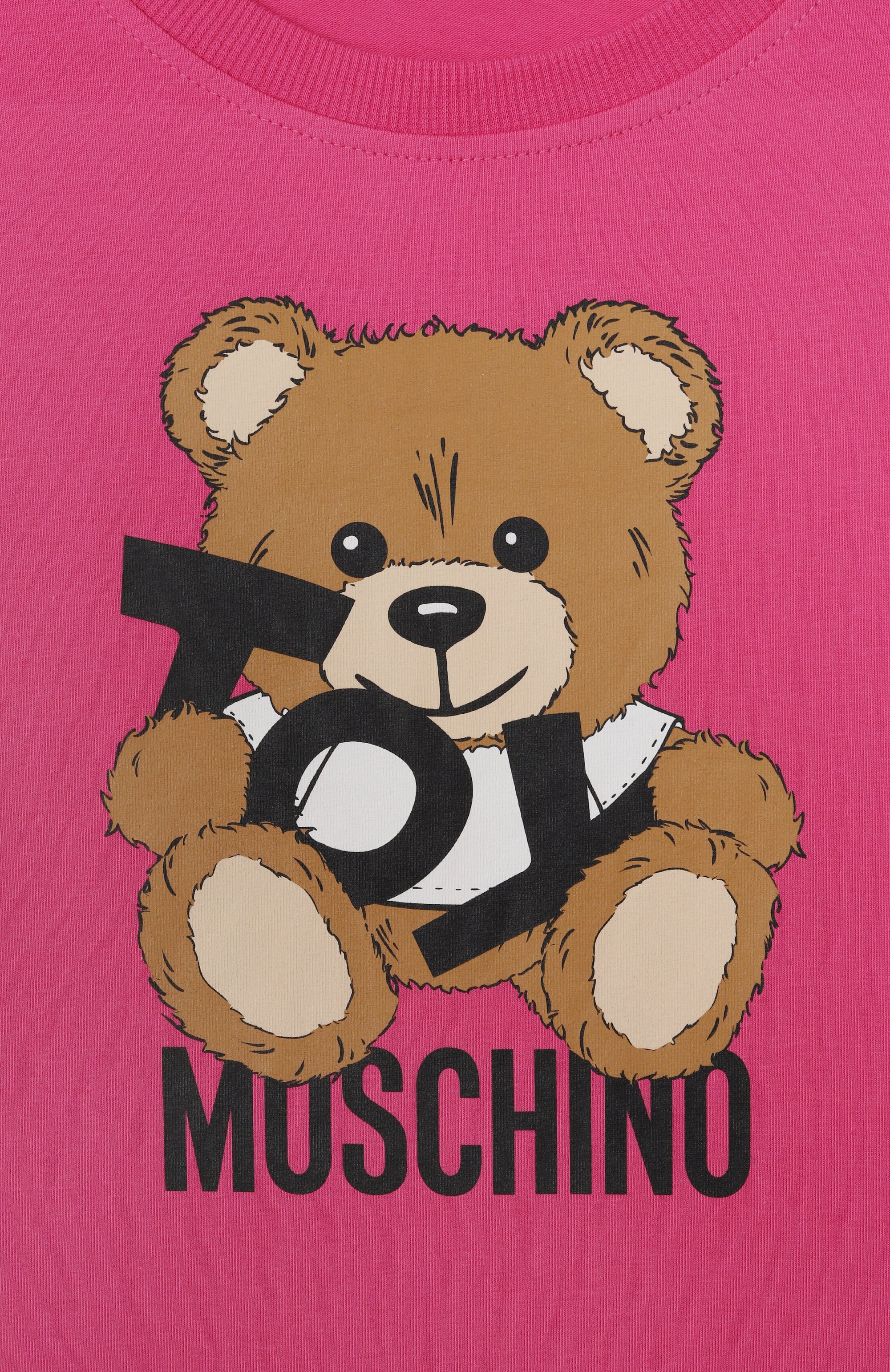 Хлопковая футболка MOSCHINO, арт. HDM060/LBA00/10-14, фото 3