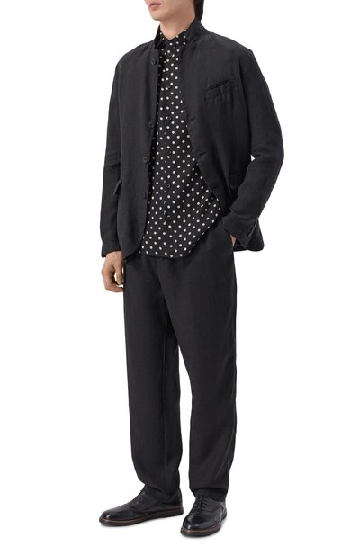 Льняная рубашка HANNES ROETHER, арт. A29SAM.4060, фото 2