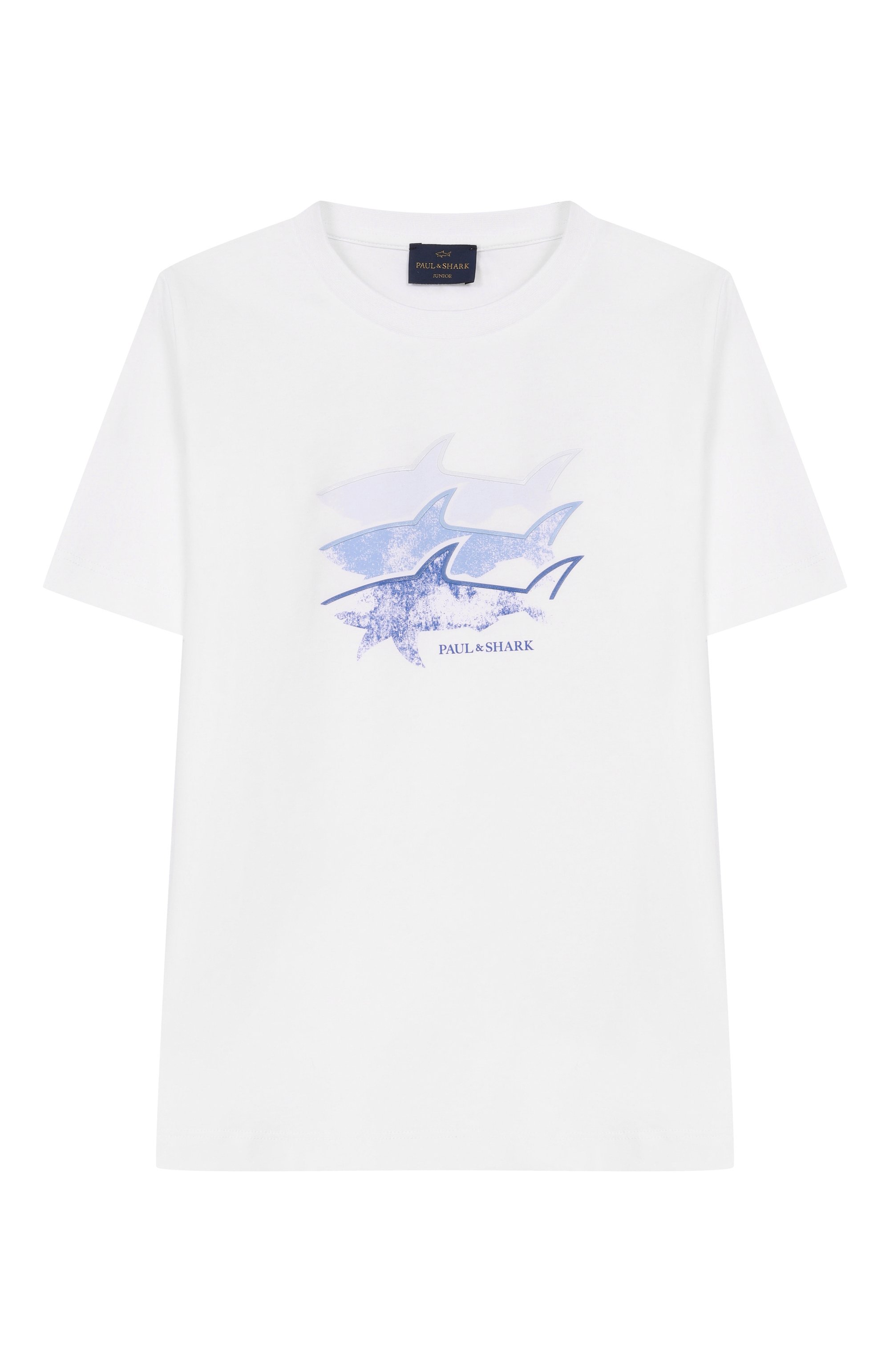 Хлопковая футболка PAUL & SHARK JUNIOR, арт. WQM00H/LAA54/10A-16A, фото 1
