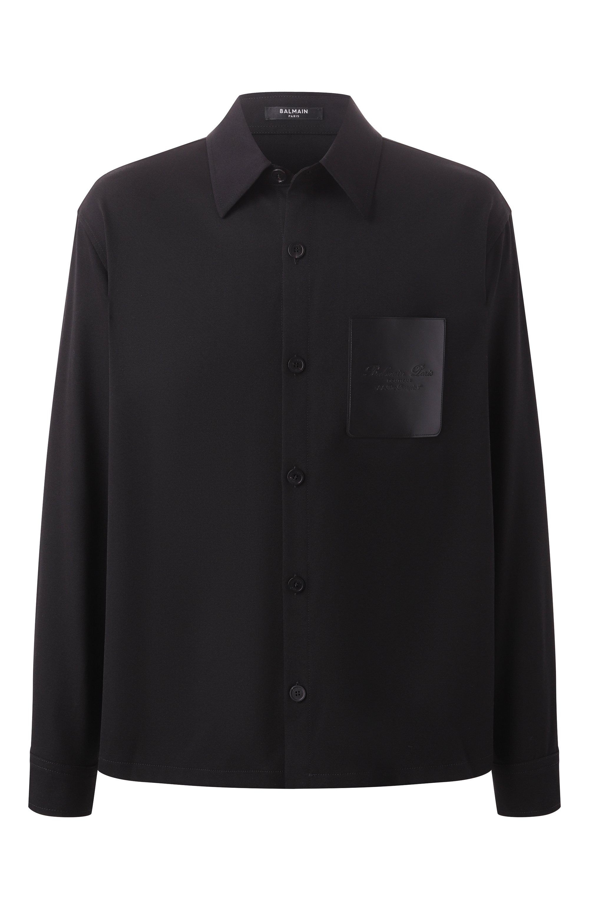 Шерстяная рубашка BALMAIN, арт. EH1HS391/WB01, фото 1