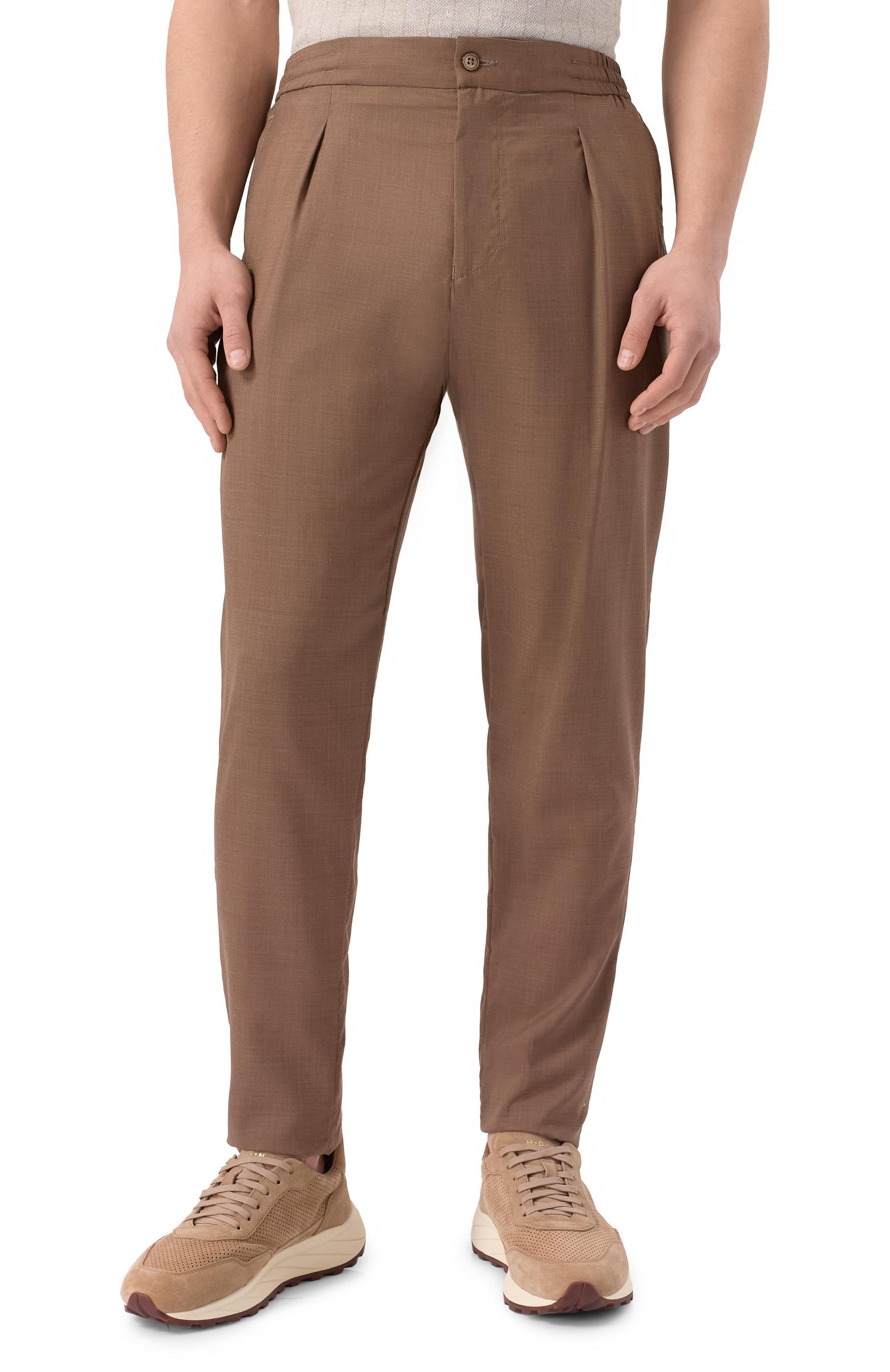 Брюки из шерсти и шелка MARCO PESCAROLO, арт. CHIAIA/5122, фото 3