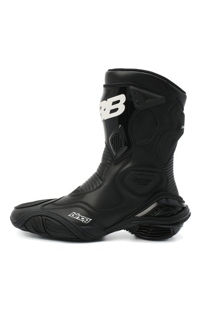 Кожаные сапоги tyrex biker BALENCIAGA, арт. 637680/WBBS1, фото 3