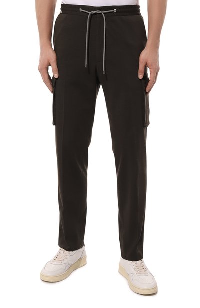 Брюки-карго из шерсти и хлопка CORNELIANI, арт. 914L14-3118800, фото 3