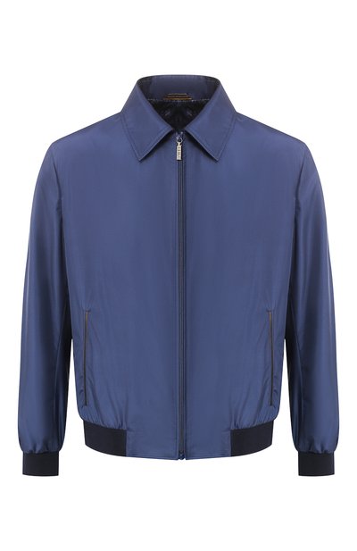 Мужской шелковый бомбер ZILLI, арт. MAR-FAX00-30036/1001