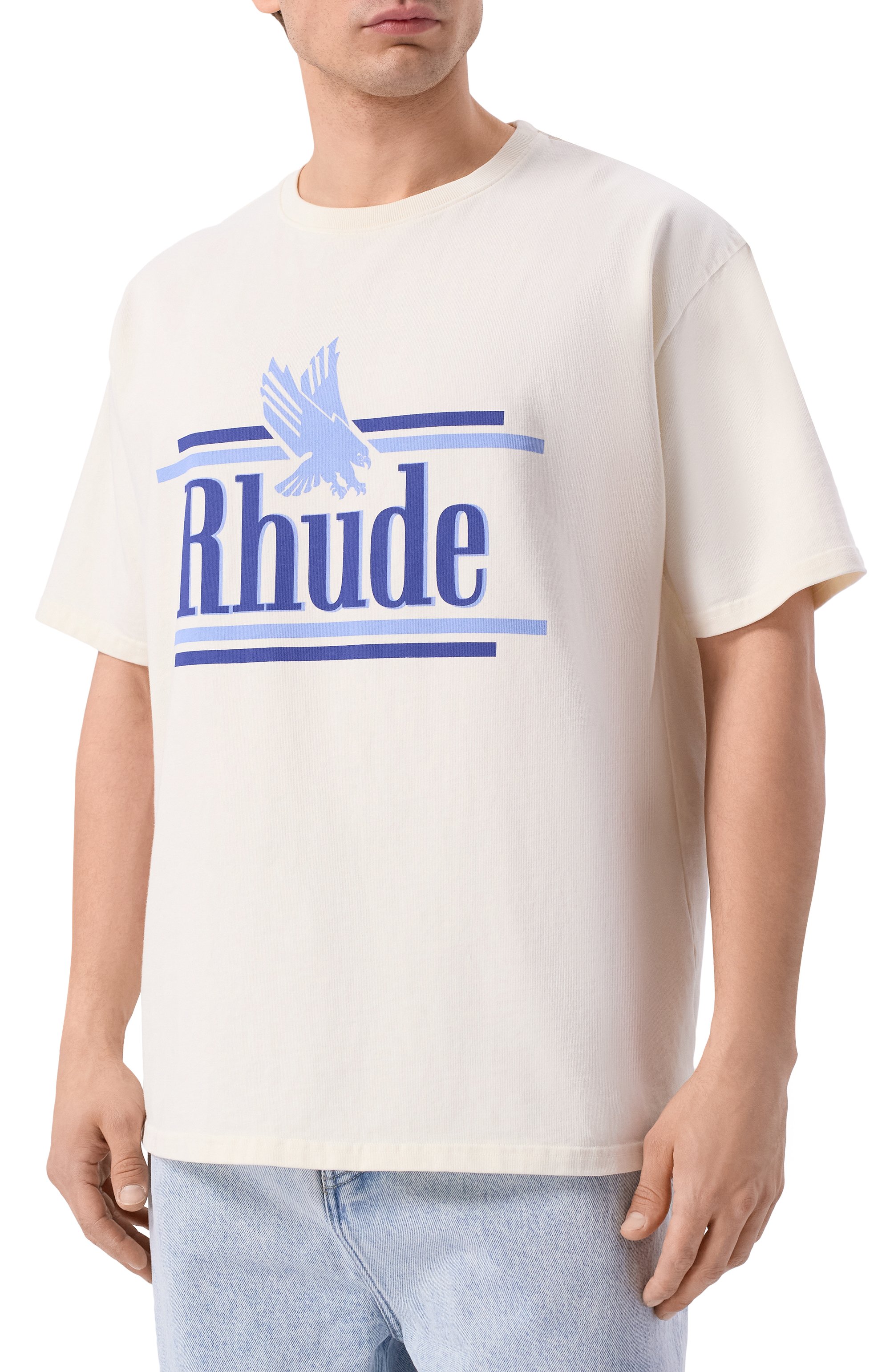 Хлопковая футболка RHUDE, арт. RHSS26TT01012, фото 3