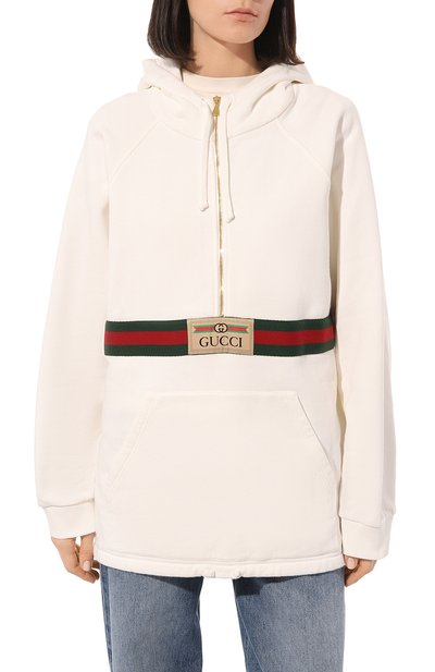 Хлопковое худи disney x gucci GUCCI белого цвета по цене 172800 руб., арт. 652682 XJDCW, фото 3 Хлопковое худи disney x gucci GUCCI, арт. 652682 XJDCW, фото 3