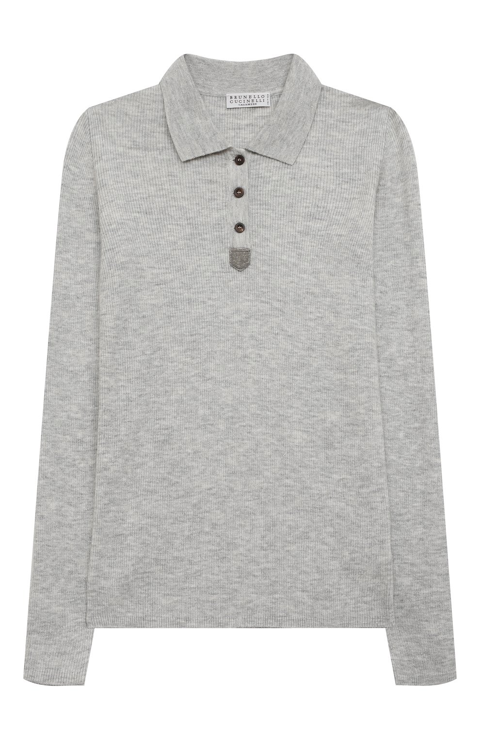 Поло из кашемира и вискозы BRUNELLO CUCINELLI, арт. B9AM81805C, фото 1