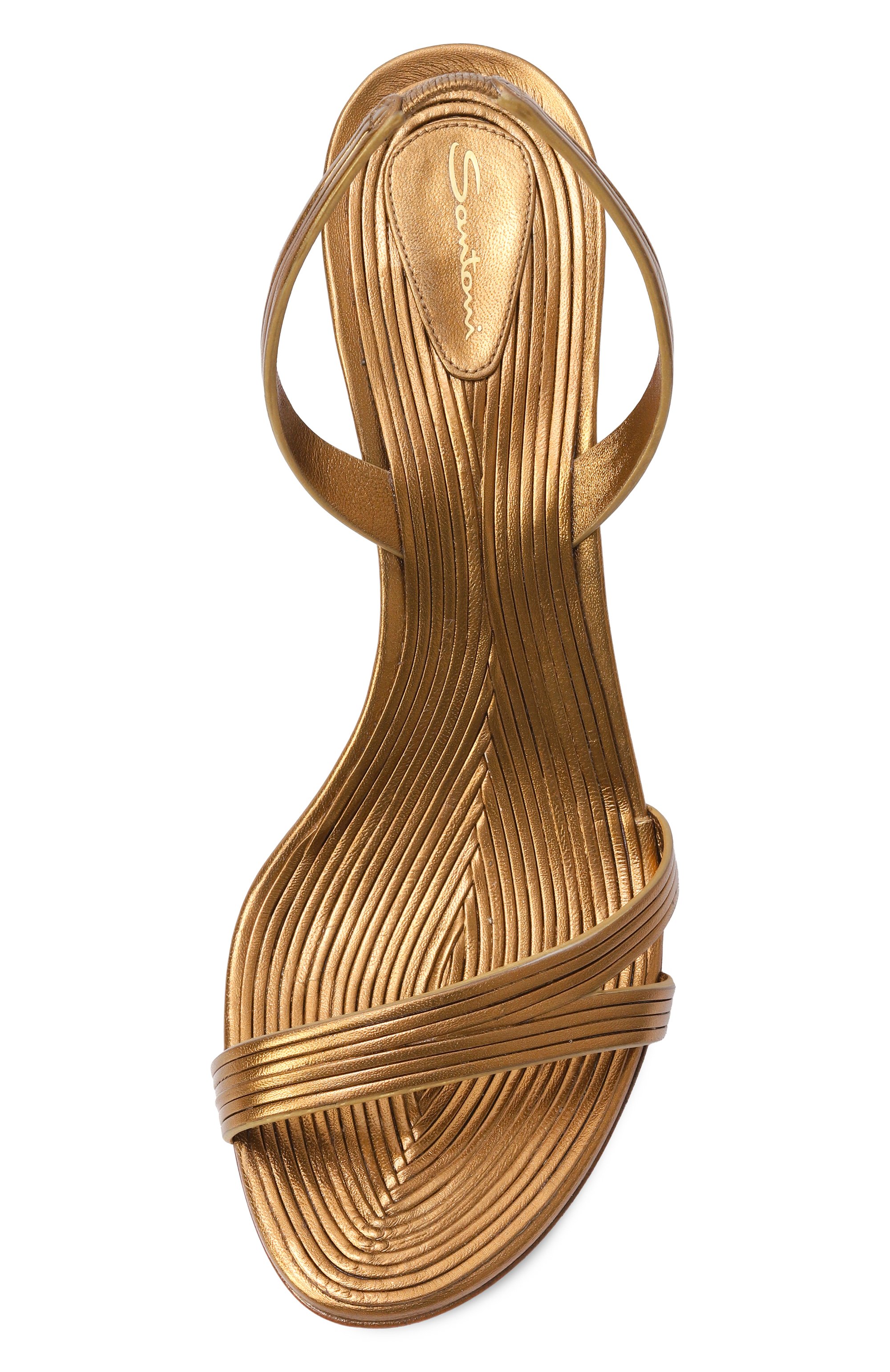 Кожаные босоножки SANTONI, арт. WHIG71636HA2T00X, фото 6