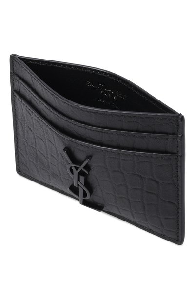 Кожаный футляр для кредитных карт SAINT LAURENT, арт. 485631/C9H0U, фото 3